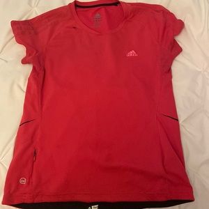 Pink adidas women athletic t-shirt